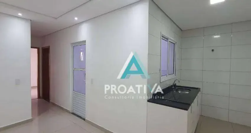 Apartamento com 2 dormitórios, 41 m² - venda por r$ 320.000,00 ou aluguel por r$ 2.150,01/mês - vila linda - santo andré/sp
