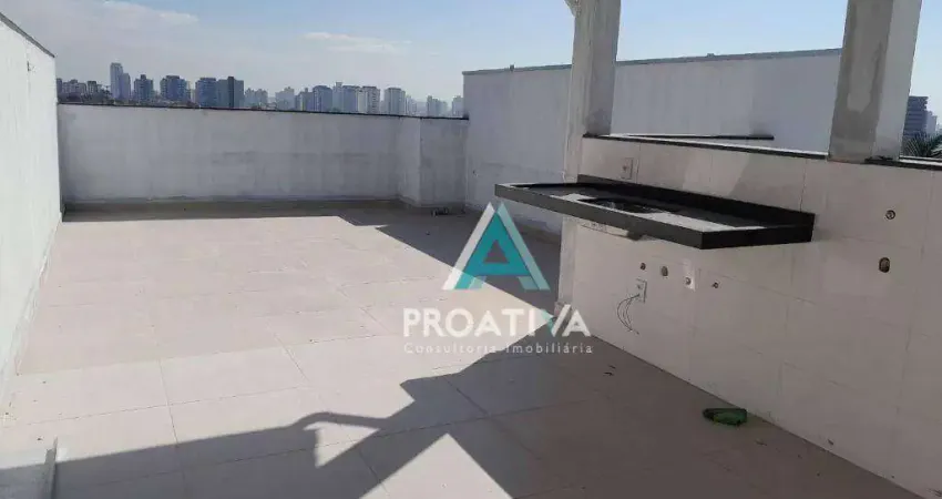 Cobertura com 2 dormitórios à venda, 100 m² por r$ 594.660,00 - vila eldízia - santo andré/sp