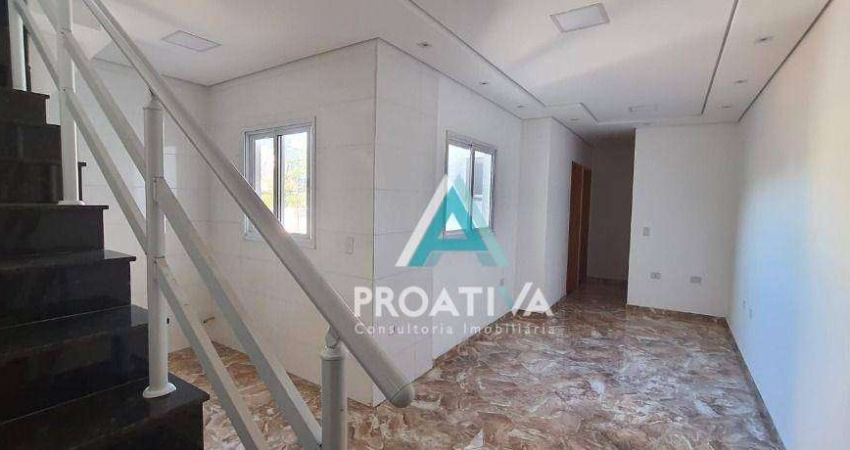 Cobertura com 2 dormitórios à venda, 106 m² por R$ 426.000,00 - Vila Linda - Santo André/SP