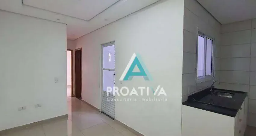 Apartamento com 2 dormitórios, 46 m² - venda por r$ 342.000,00 ou aluguel por r$ 2.240,01/mês - vila linda - santo andré/sp