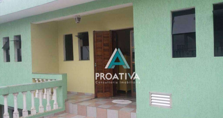 Sobrado, 167 m² - venda por R$ 760.000,00 ou aluguel por R$ 4.096,00/mês - Parque Jaçatuba - Santo André/SP