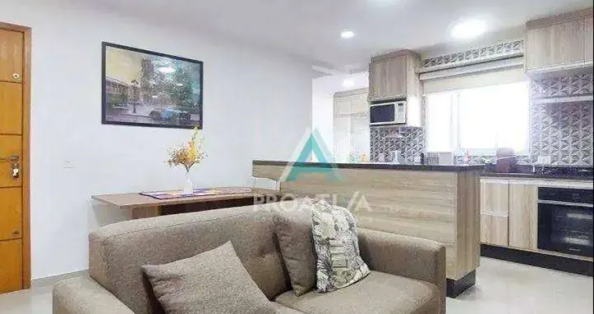 Cobertura com 2 dormitórios à venda, 120 m² por r$ 620.000,09 - vila scarpelli - santo andré/sp