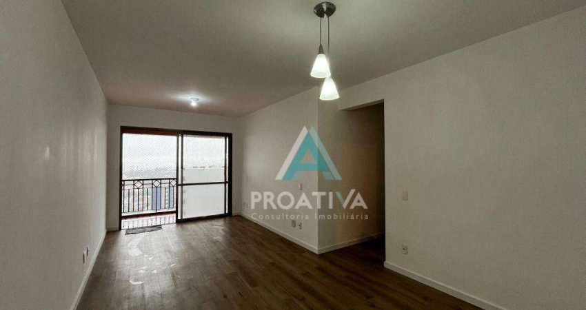 Apartamento com 3 dormitórios para alugar, 91 m² por R$ 4.700,00 - Vila Bastos - Santo André/SP