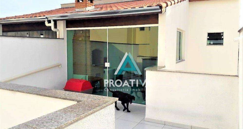 Cobertura com 2 dormitórios à venda, 95 m² por R$ 425.000,00 - Parque das Nações - Santo André/SP