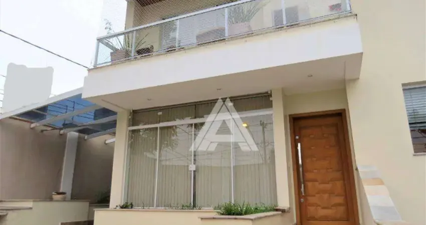 Sobrado com 3 dormitórios para alugar, 399 m² por R$ 10.193,00/mês - Campestre - Santo André/SP