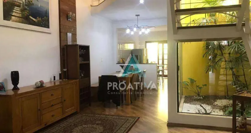 Sobrado com 3 dormitórios à venda, 214 m² por r$ 805.000,00 - parque marajoara - santo andré/sp