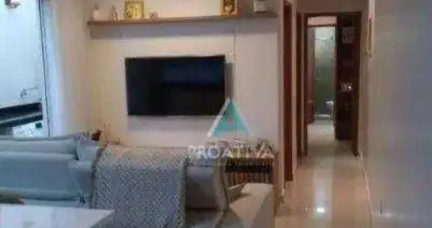 Apartamento com 2 dormitórios à venda, 62 m² - vila valparaíso - santo andré/sp