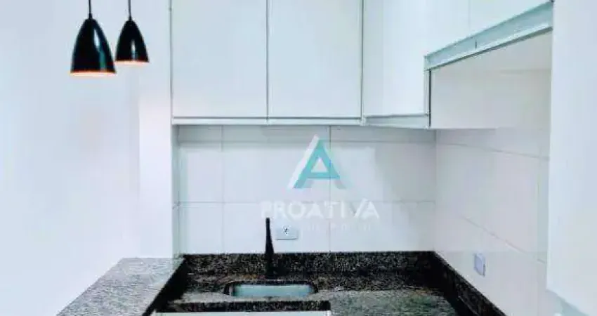 Apartamento com 2 dormitórios à venda, 39 m² por r$ 275.000,00 - jardim cristiane - santo andré/sp