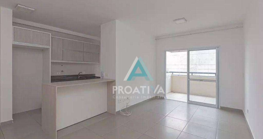 Apartamento com 2 dormitórios para alugar, 80 m² por R$ 3.331,00 - Campestre - Santo André/SP