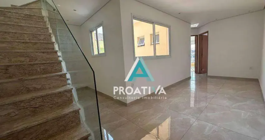 Cobertura com 2 dormitórios à venda, 89 m² - Parque das Nações- Santo André/SP