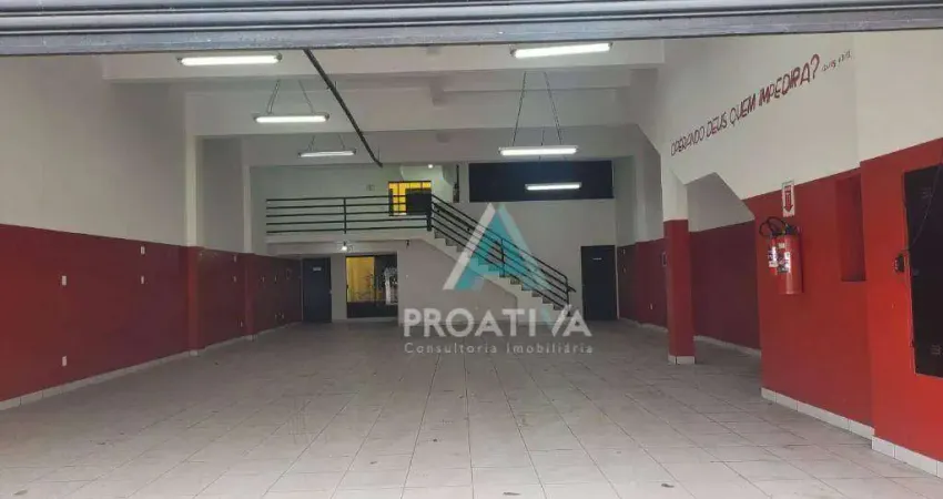Galpão para alugar, 300 m² por R$ 12.825,00 - Vila Valparaíso - Santo André/SP