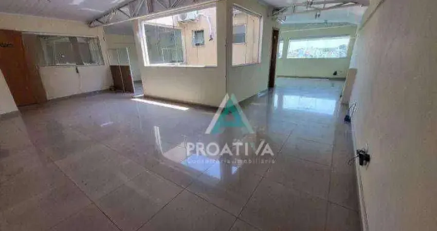 Laje para alugar, 350 m² por r$ 8.200,00/mês - jardim stella - santo andré/sp