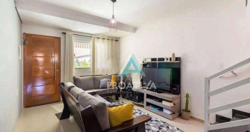 Sobrado com 3 dormitórios à venda, 96 m² - Parque das Nações - Santo André/SP