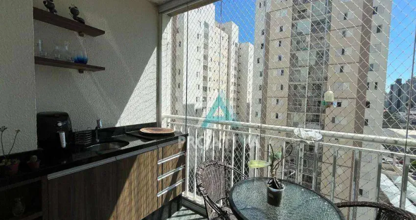 Apartamento com 2 dormitórios à venda, 73 m² por r$ 620.000,00 - jardim - santo andré/sp