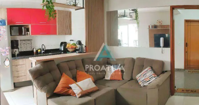 Apartamento à venda, 55 m² por r$ 400.000,09 - vila aquilino - santo andré/sp