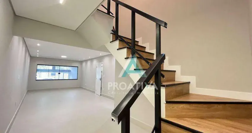 Sobrado à venda, 278 m² por r$ 1.100.000,00 - vila pires - santo andré/sp