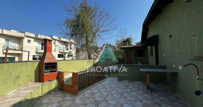 Casa com 4 dormitórios para alugar, 140 m² por r$ 4.144,01/mês - vila valparaíso - santo andré/sp