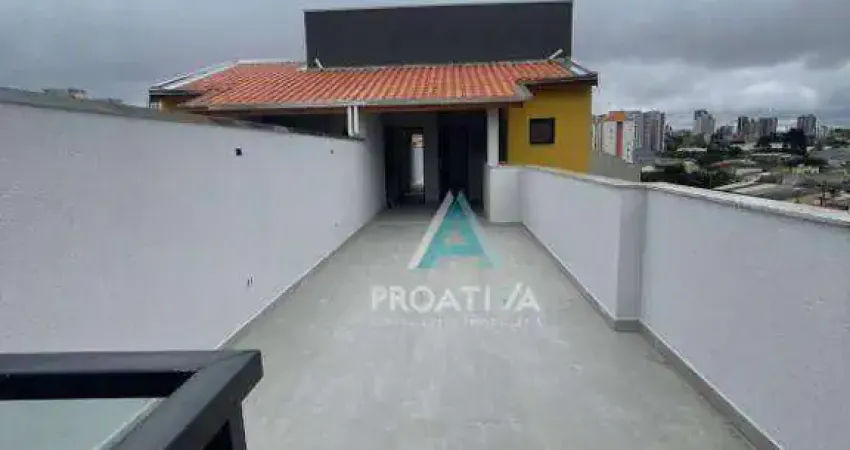 Cobertura com 2 dormitórios à venda, 92 m² por r$ 540.000,00 - vila são pedro - santo andré/sp