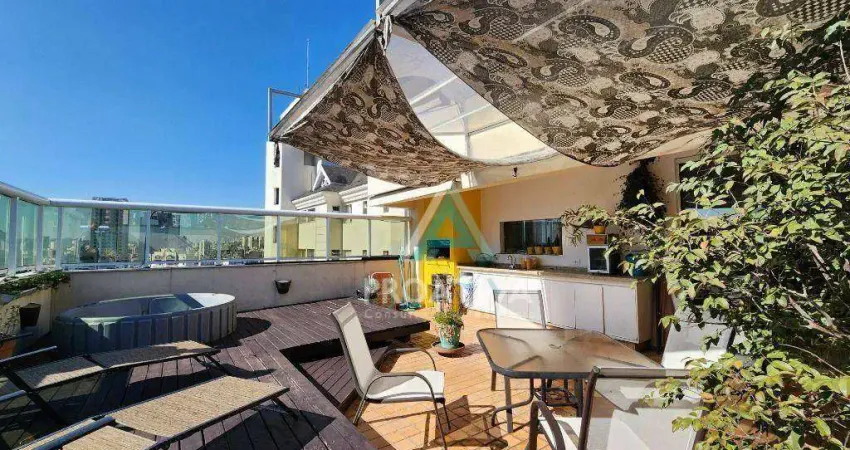 Cobertura com 3 dormitórios, 250 m² - venda por R$ 1.780.000,09 ou aluguel por R$ 11.469,17/mês - Jardim - Santo André/SP