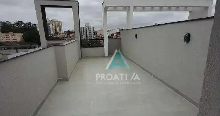 Cobertura com 2 quartos, sendo 1 suíte à venda, 93 m² por r$ 589.900 - campestre - santo andré/sp.