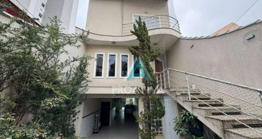 Sobrado, 398 m² - venda por r$ 1.600.000,01 ou aluguel por r$ 8.000,01/mês - vila floresta - santo andré/sp