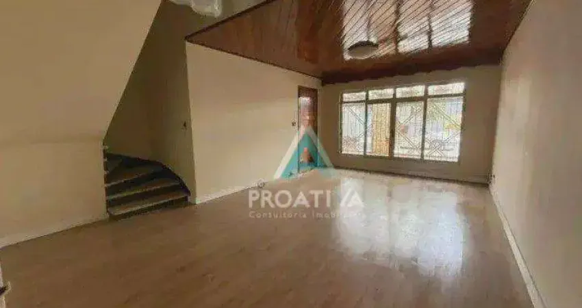 Sobrado com 3 dormitórios à venda, 213 m² - jardim bela vista - santo andré/sp