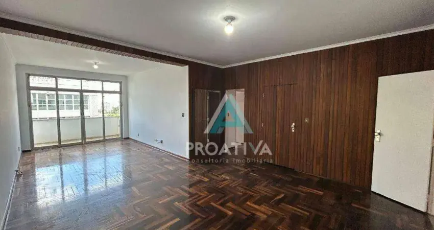 Apartamento com 3 dormitórios para alugar, 150 m² por r$ 3.790,00/mês - centro - santo andré/sp