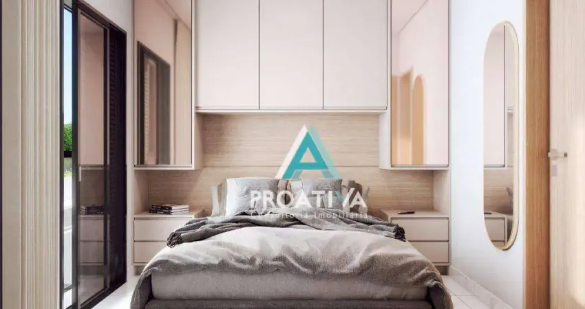 Apartamento sem condomínio, com elevador, com 2 dormitórios, sendo 1 suíte à venda, 60 m² por r$ 450.000,00 - santa maria - santo andré/sp.