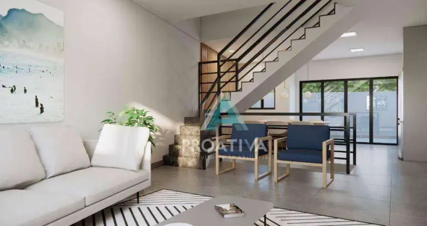Sobrado com 3 dormitórios à venda, 138 m² por r$ 830.000,00 - vila pires - santo andré/sp.