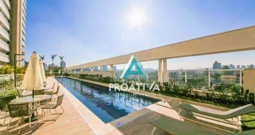 Apartamento com 1 dormitório para alugar, 77 m² por r$ 6.325,80/mês - centro - são bernardo do campo/sp