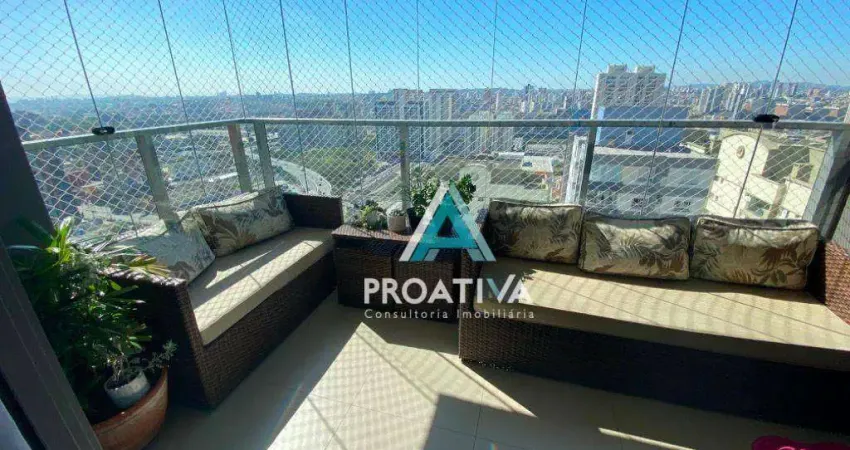Apartamento com 3 dormitórios, 153 m² - venda por r$ 2.150.000,00 ou aluguel por r$ 10.725,00/mês - jardim - santo andré/sp
