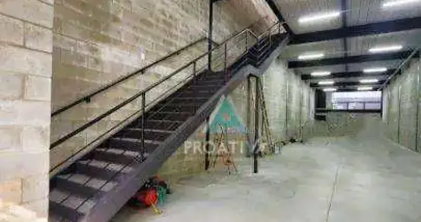 Galpão para alugar, 440 m² por r$ 12.990,00/mês - santo antônio - são caetano do sul/sp