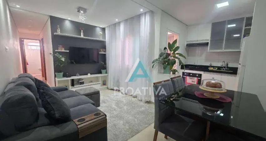Apartamento com 2 dormitórios à venda, 60 m² por r$ 390.000,00 - parque novo oratório - santo andré/sp