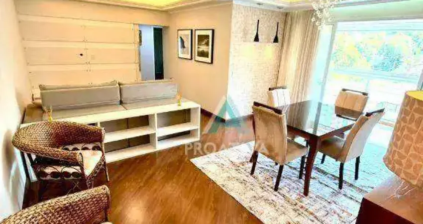 Apartamento com 3 dormitórios para alugar, 122 m² por r$ 7.991,00/mês - jardim - santo andré/sp