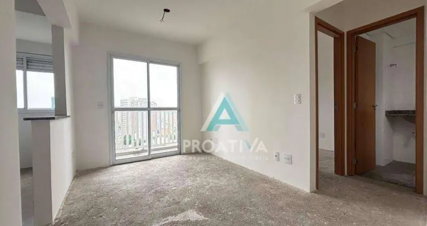 Apartamento com 1 dormitório à venda, 36 m² por R$ 320.000,09 - Vila Assunção - Santo André/SP