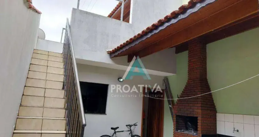 Sobrado com 4 dormitórios à venda, 324 m² por R$ 745.000,00 - Jardim Las Vegas - Santo André/SP