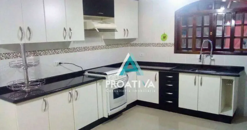 Sobrado com 4 dormitórios à venda, 159 m²  - Vila Camilópolis - Santo André/SP