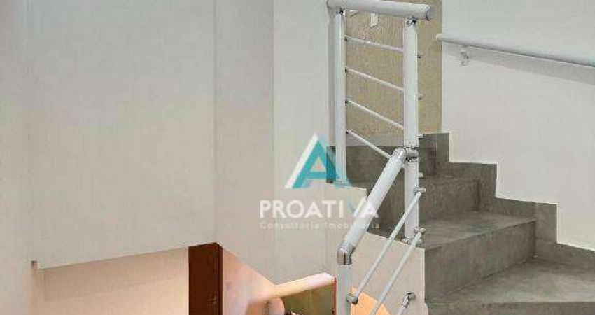 Cobertura com 2 dormitórios à venda, 134 m² por R$ 580.000,00 - Campestre - Santo André/SP