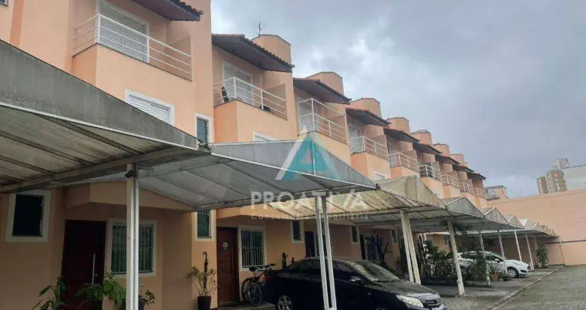 Sobrado à venda, 108 m² por r$ 650.000,00 - vila guiomar - santo andré/sp