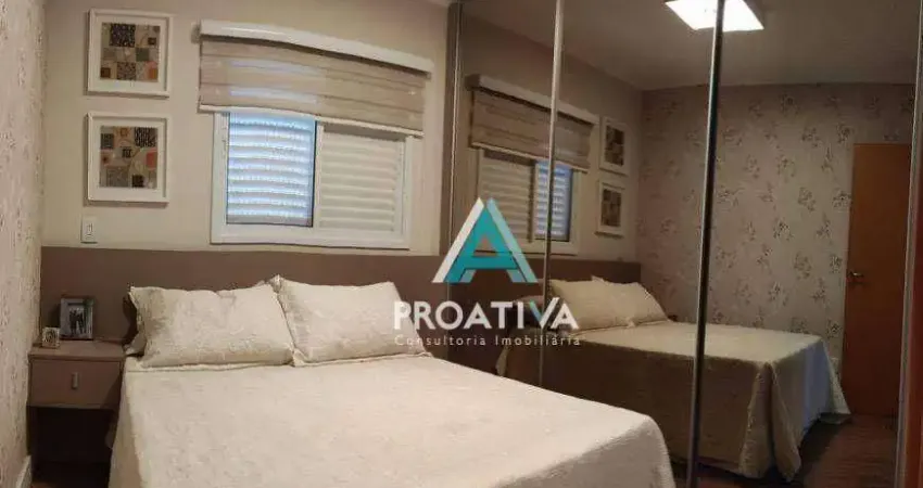 Apartamento com 2 dormitórios, sendo 1 suíte à venda, 64,46 m² por r$ 604.500,00 - campestre - santo andré/sp