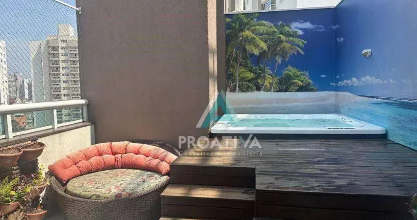 Cobertura com 3 dormitórios à venda, 144 m² por r$ 1.100.000,09 - campestre - santo andré/sp