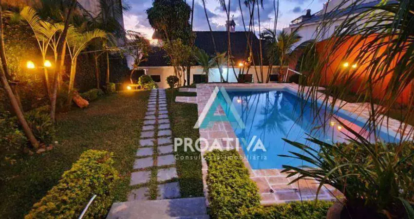 Casa com 3 dormitórios à venda, 341 m² por R$ 2.650.000,00 - Vila Bastos - Santo André/SP