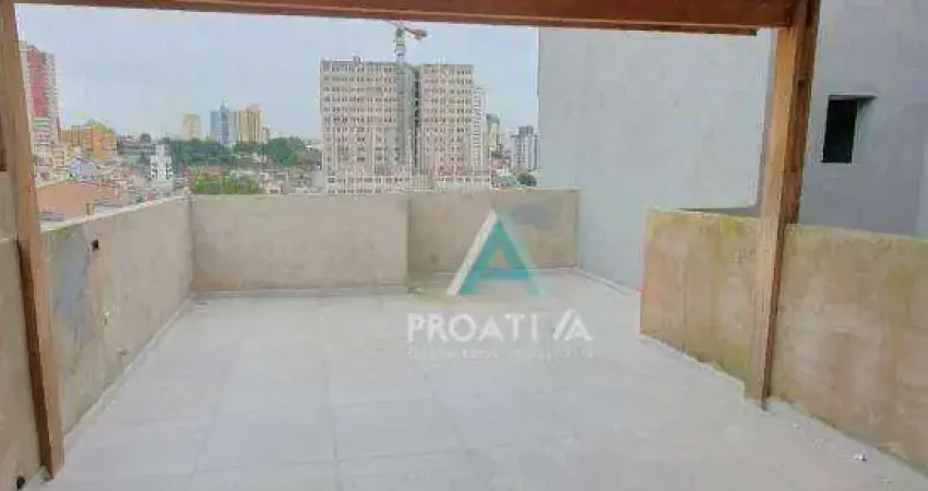 Cobertura com 2 dormitórios à venda, 88 m² por r$ 530.000,00 - jardim pilar - santo andré/sp