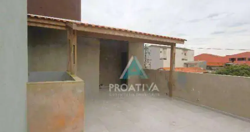 Cobertura com 2 dormitórios à venda, 73 m² por r$ 350.000,00 - jardim pilar - santo andré/sp