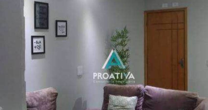 Apartamento à venda, 54 m² por R$ 340.000,05 - Utinga - Santo André/SP