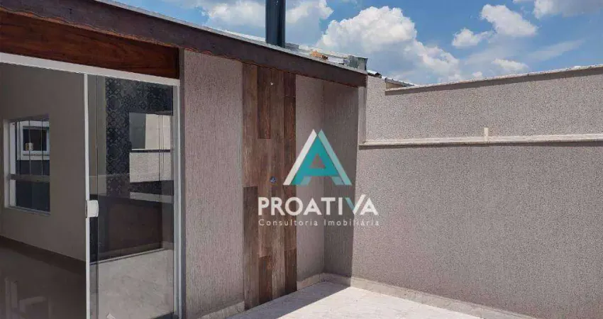 Cobertura com 3 dormitórios à venda, 138 m² por R$ 665.000,00 - Vila Curuçá - Santo André/SP