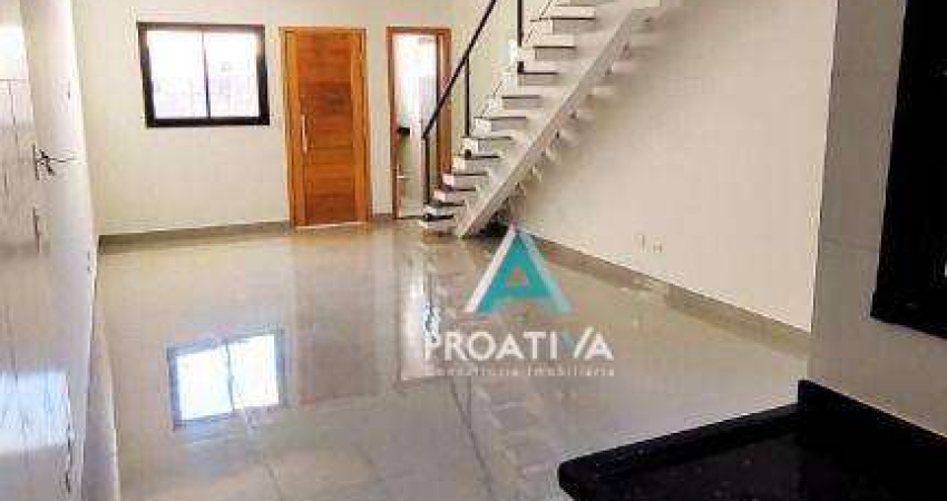 Sobrado com 3 dormitórios à venda, 129 m² por R$ 720.000,00 - Vila Curuçá - Santo André/SP
