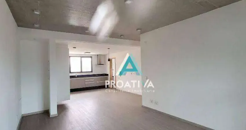Apartamento com 2 dormitórios para alugar, 83 m² por r$ 6.244,98/mês - jardim - santo andré/sp