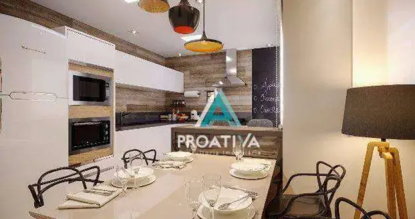 Apartamento com 2 dormitórios à venda, 49 m² por r$ 379.000,00 - vila eldízia - santo andré/sp