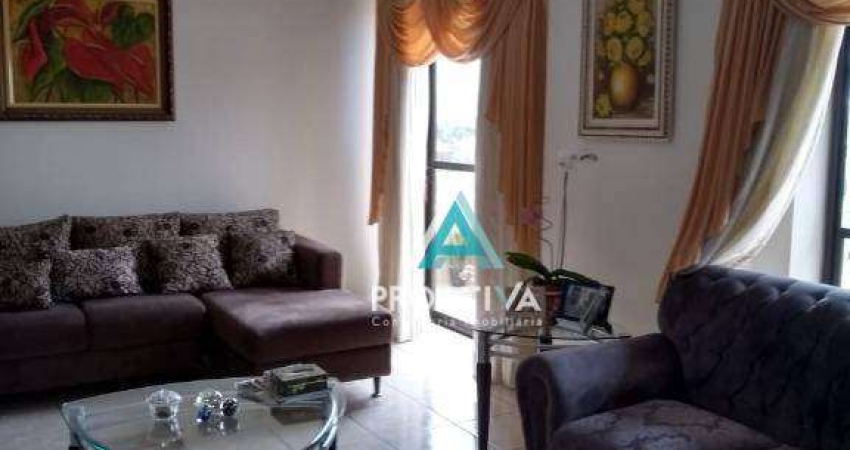 Apartamento com 3 dormitórios à venda, 140 m²  - Parque das Nações - Santo André/SP